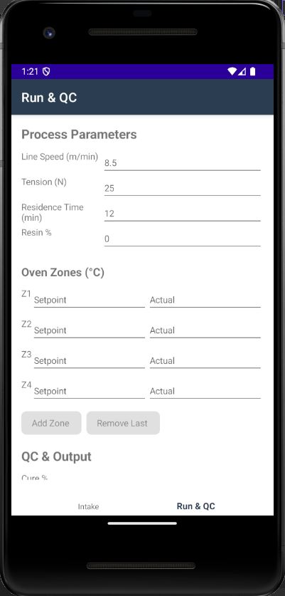 MAUI Oven Control screenshot
